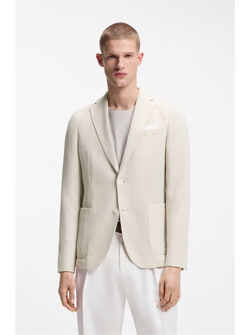 Patterned cotton blend jacket BOSS | 50561907 C-HANRY-262.286